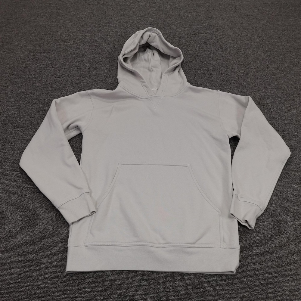 Lululemon Hoodie Womens 4 Gray All Yours‎ Pullover Kangaroo Pocket Relaxed Fit